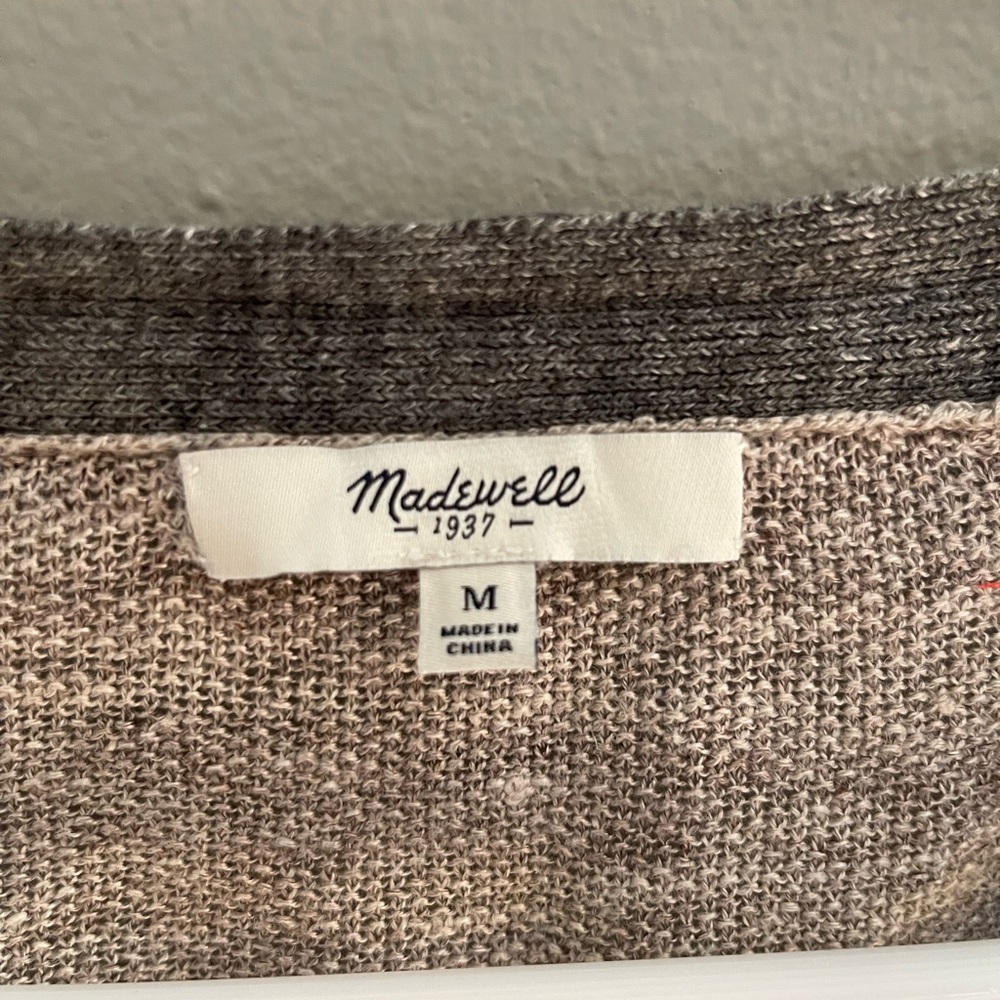 Women’s Madewell linen cardigan. - Picture 6 of 8
